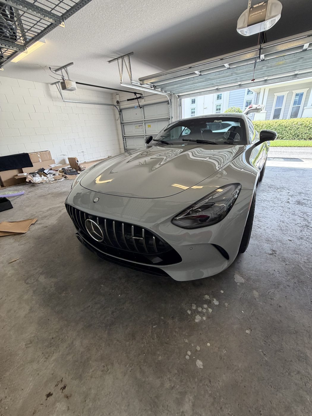 Mercedes-AMG GT after a mobile detail