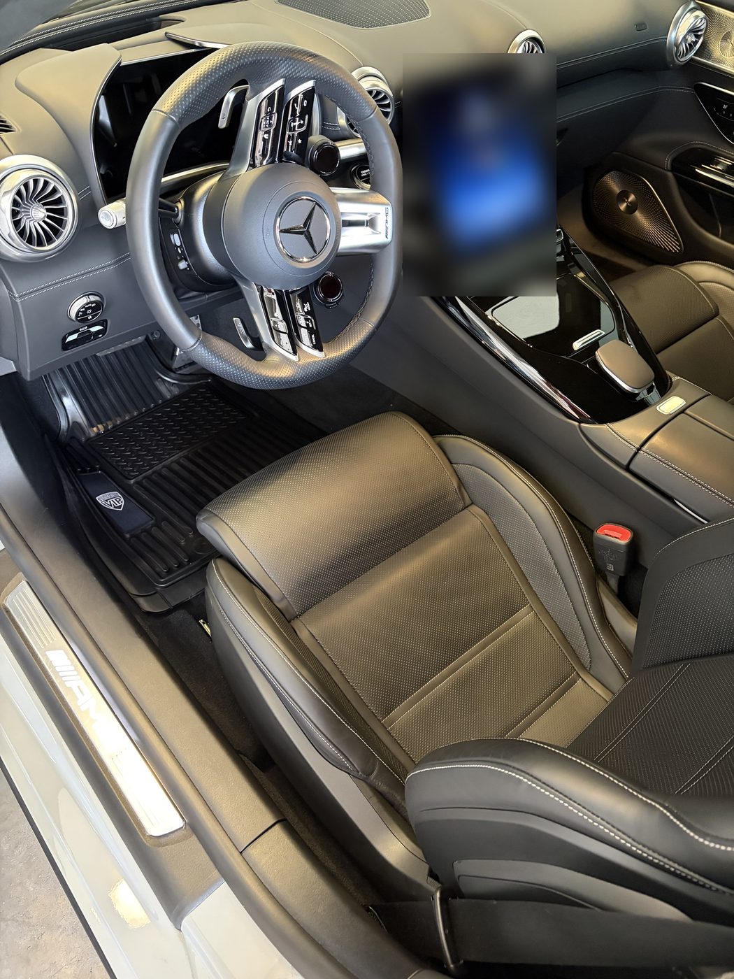 Mercedes-AMG GT interior after a detail