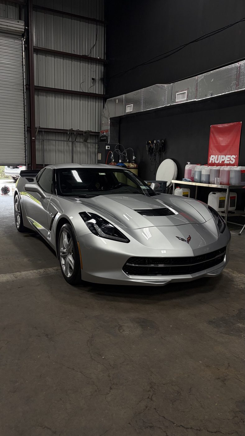 Corvette C7 Stingray after ceramic coating at the APES shop