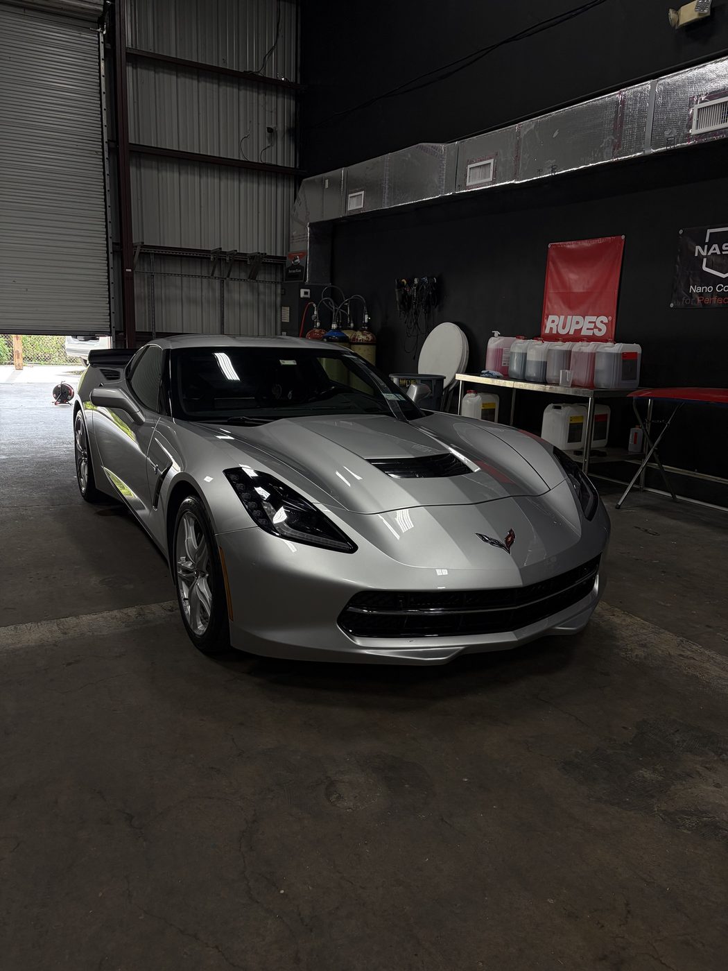 Corvette C7 Stingray after ceramic coating at the APES shop