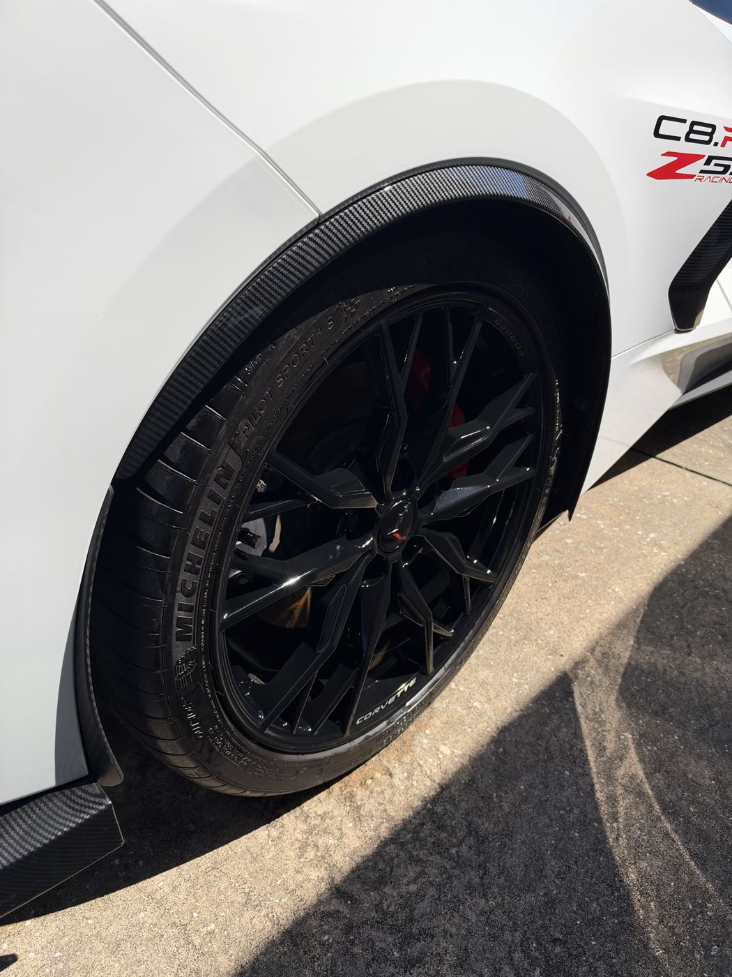 Corvette C8 wheels by APES in Orlando