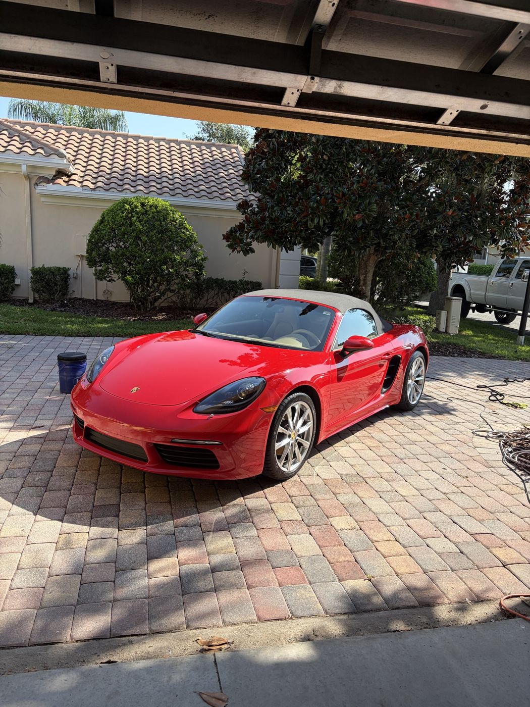 Porsche 718 Boxster full detail by APES in Orlando