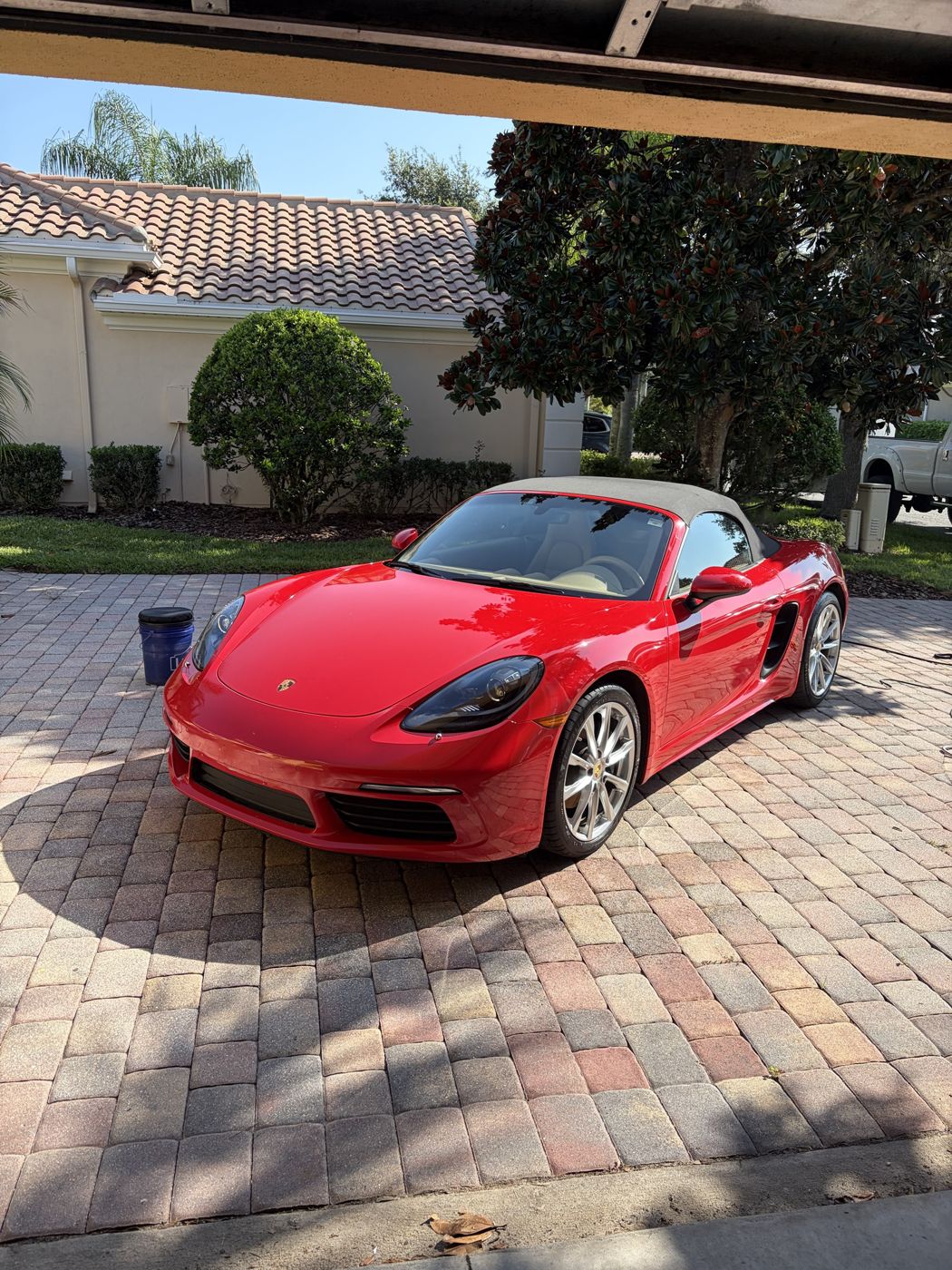 Porsche 718 Boxster full detail by APES in Orlando
